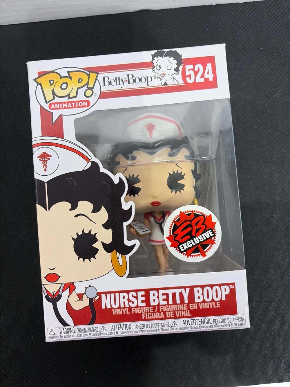 Funko Pop Animation! Nurse Betty Boop #524 EB Exclusive Rare